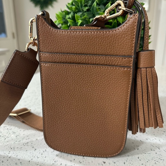 Tory Burch Tan Leather Crossbody Bag - Picture 3 of 4